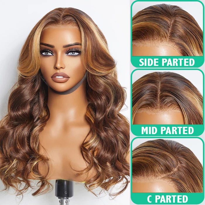 24 Inches 13"x4" Wear & Go Body Wave Glueless Wig