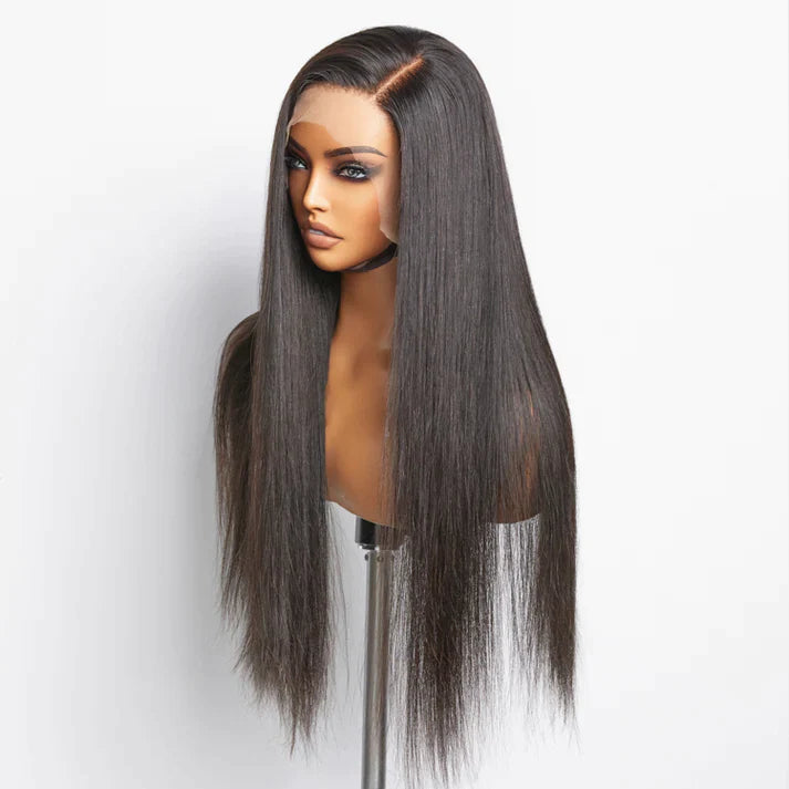 13x6 Straight Transparent Lace Front Wig