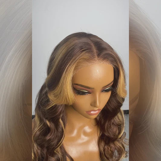 24 Inches 5"x5" Wear & Go Body Wave Glueless Wig