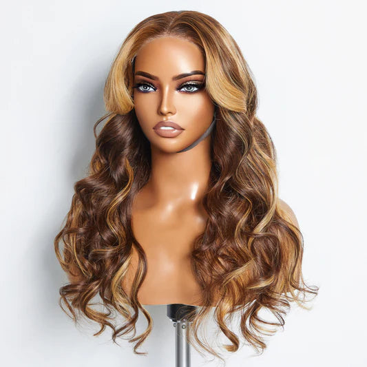 24 Inches 5"x5" Wear & Go Body Wave Glueless Wig