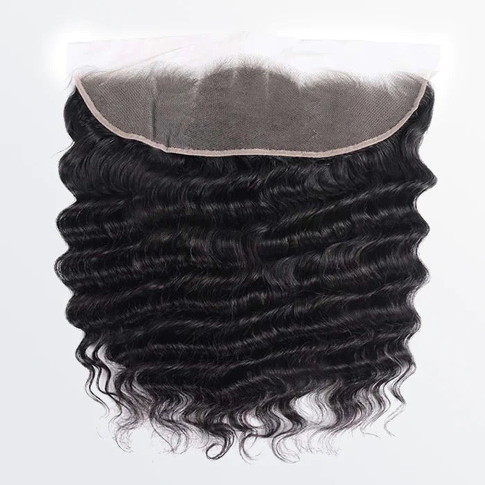 13"x4" Loose Deep Wavy Frontal